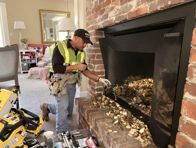 Safe screening installation by Brecksville Chimney Sweep in Brecksville, OH