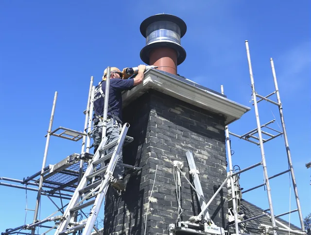 Sturdy chimney crown finished by Brecksville Chimney Sweep in Brecksville, OH