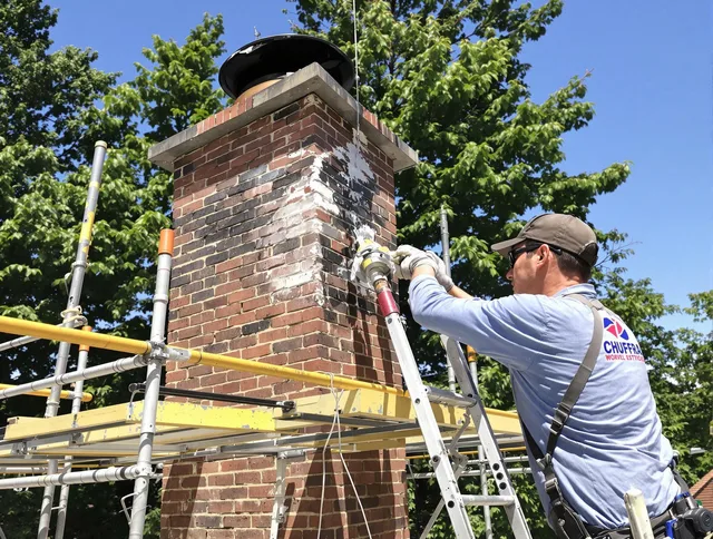 Structural chimney repair by Brecksville Chimney Sweep in Brecksville, OH