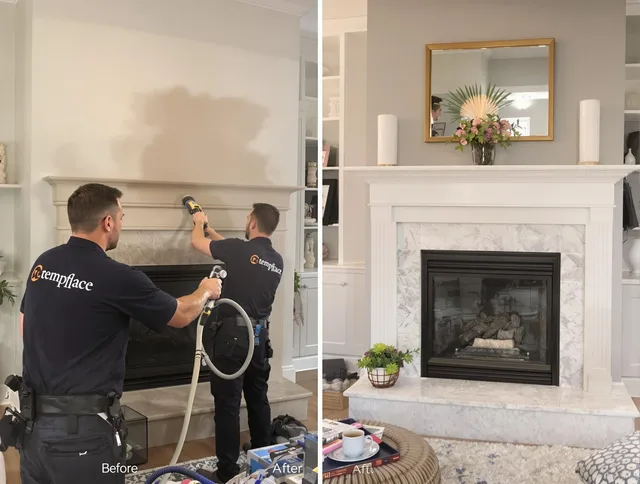Professional soot removal by Brecksville Chimney Sweep team in Brecksville, OH
